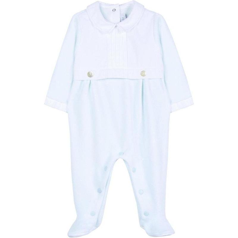 Tartine Et Chocolat Baby Boys Pale Blue Babygrow