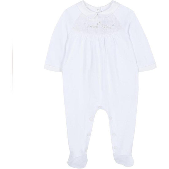 Baby Girls White Babygrow
