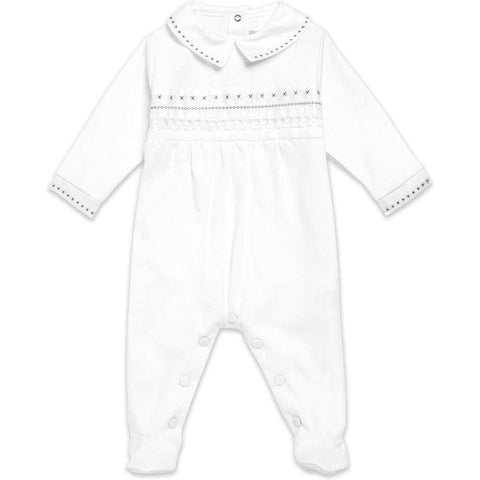 Tartine Et Chocolat Boys White Babygrow