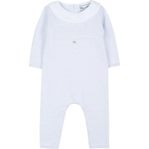 Tartine Et Chocolat Pale Blue Babygrow