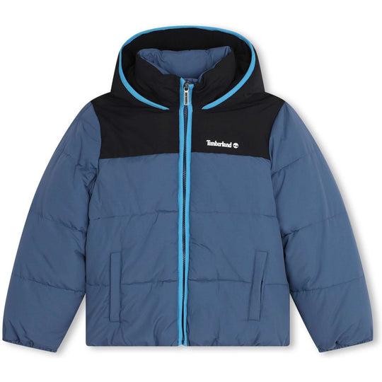 Boys Blue Puffer Coat