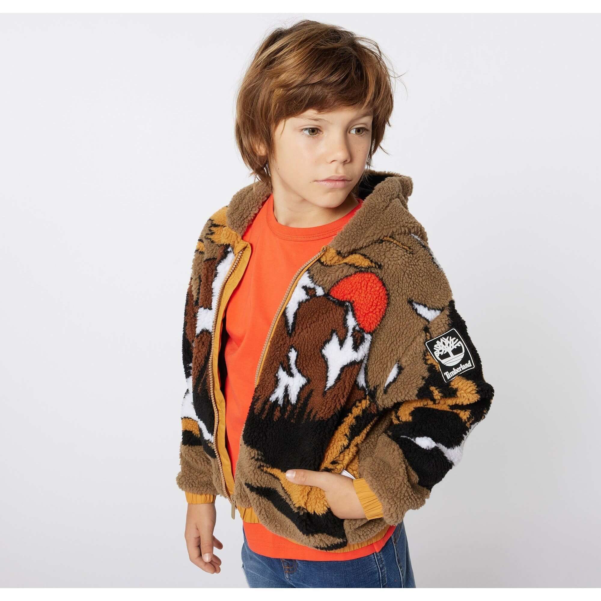 Timberland Kids Boys Brown Fleece