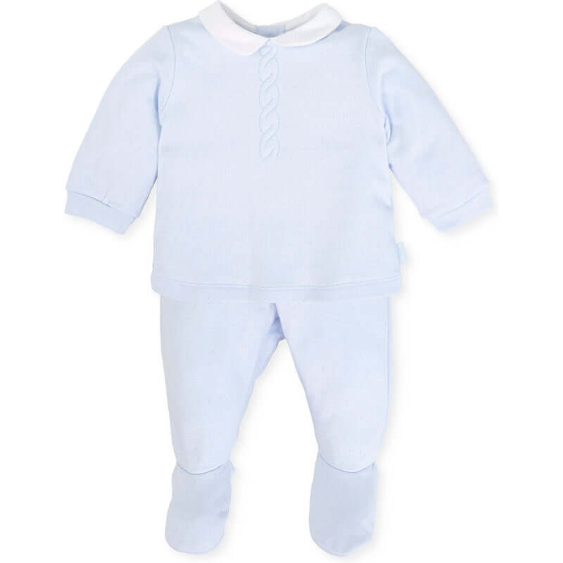 Tutto Piccolo Baby Boys Blue 2 Piece Set