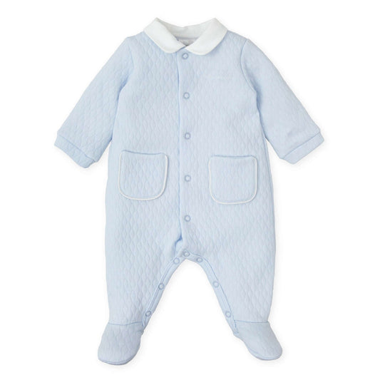 Baby Boys Blue Babygrow