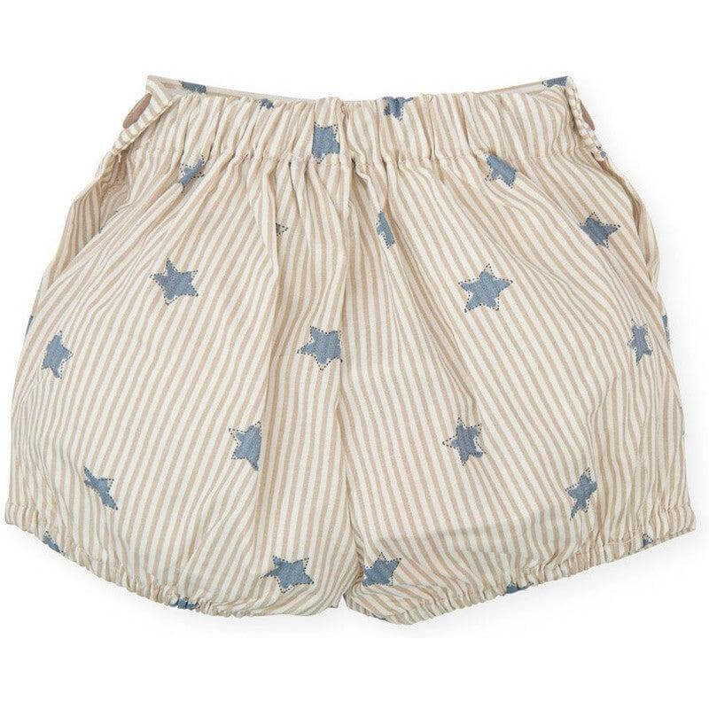 Tutto Piccolo Baby Boys Striped Star Shorts