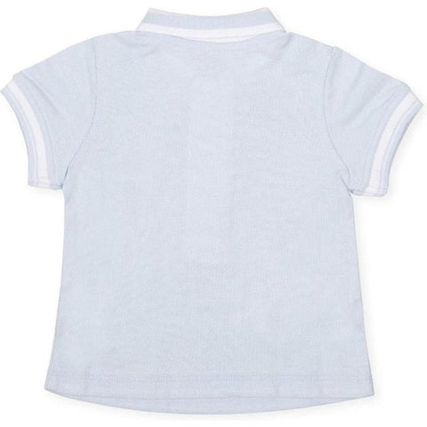 Tutto Piccolo Baby Pale Blue Polo Shirt
