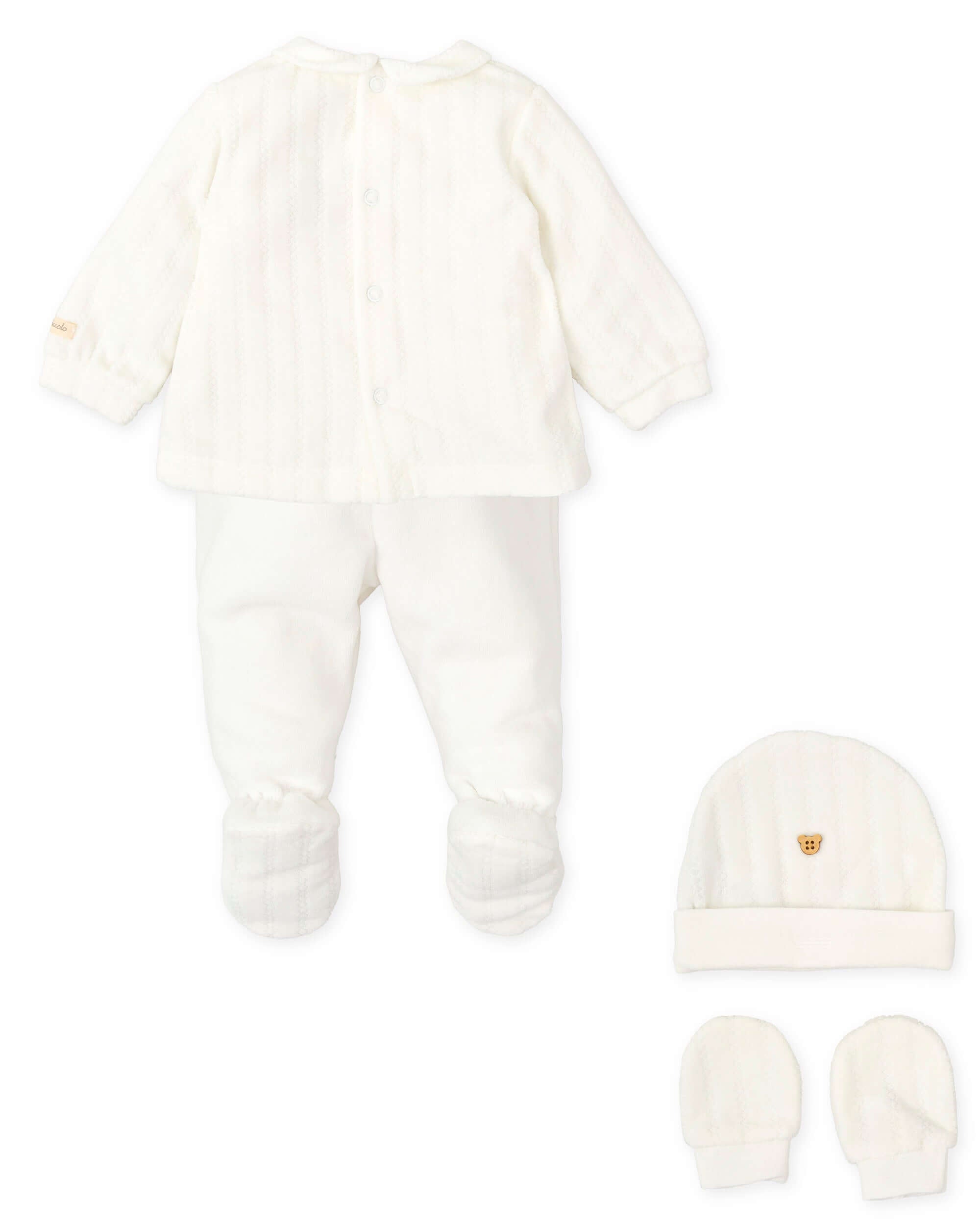 Tutto Piccolo Baby Boys Cream Set