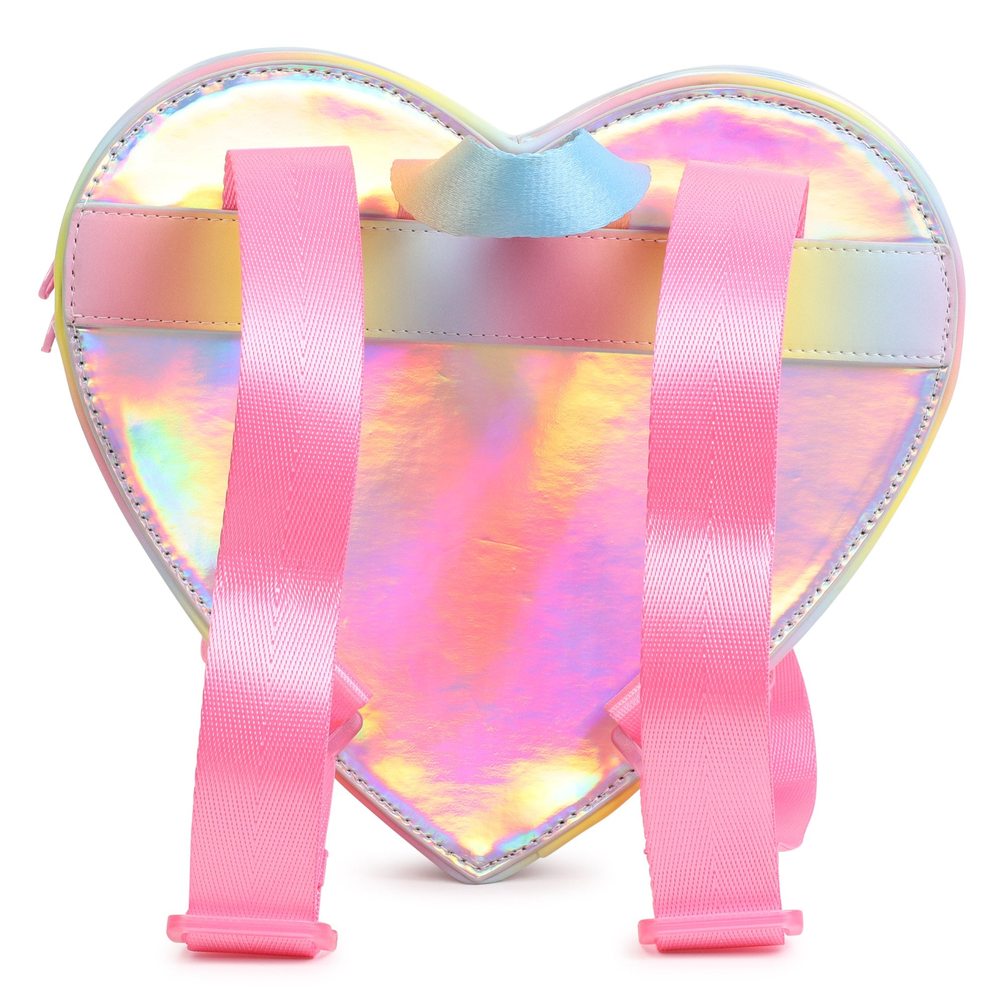 BILLIEBLUSH Girls Silver Heart Rucksack