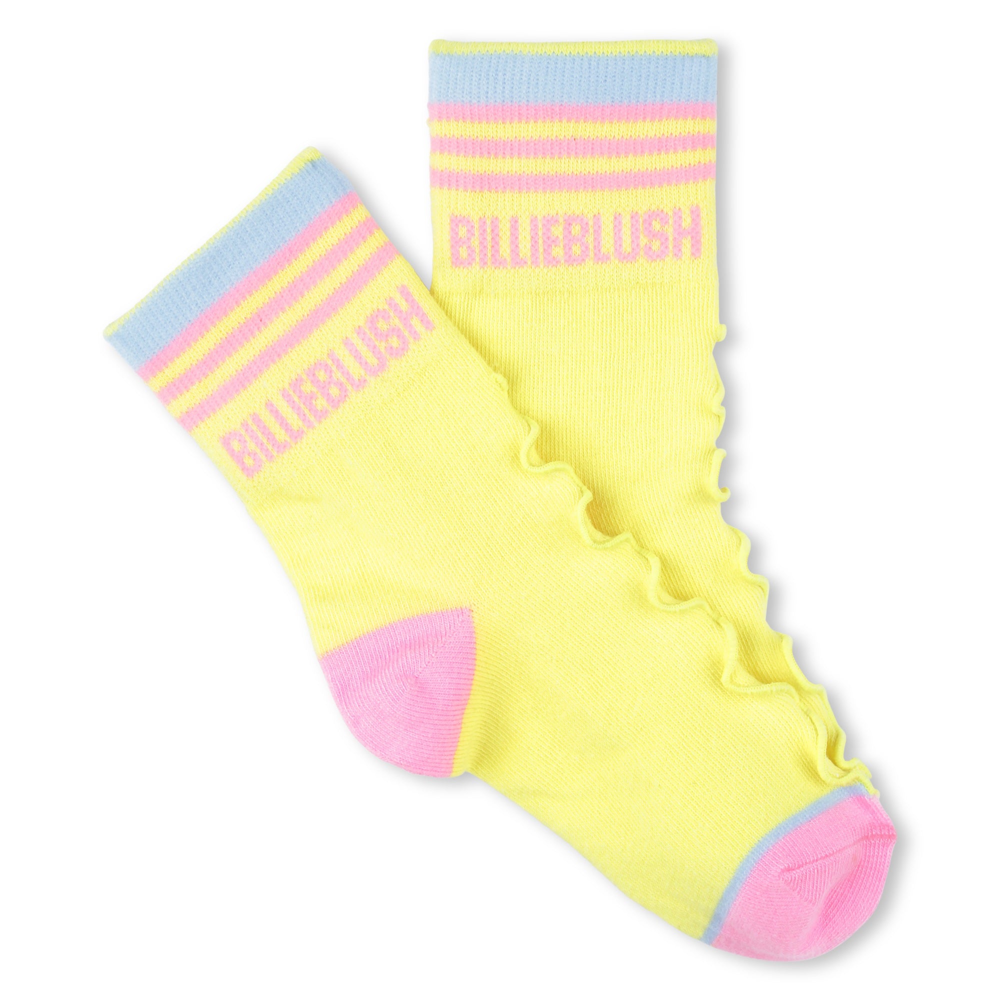 BILLIEBLUSH Girls White Socks(2 pack)