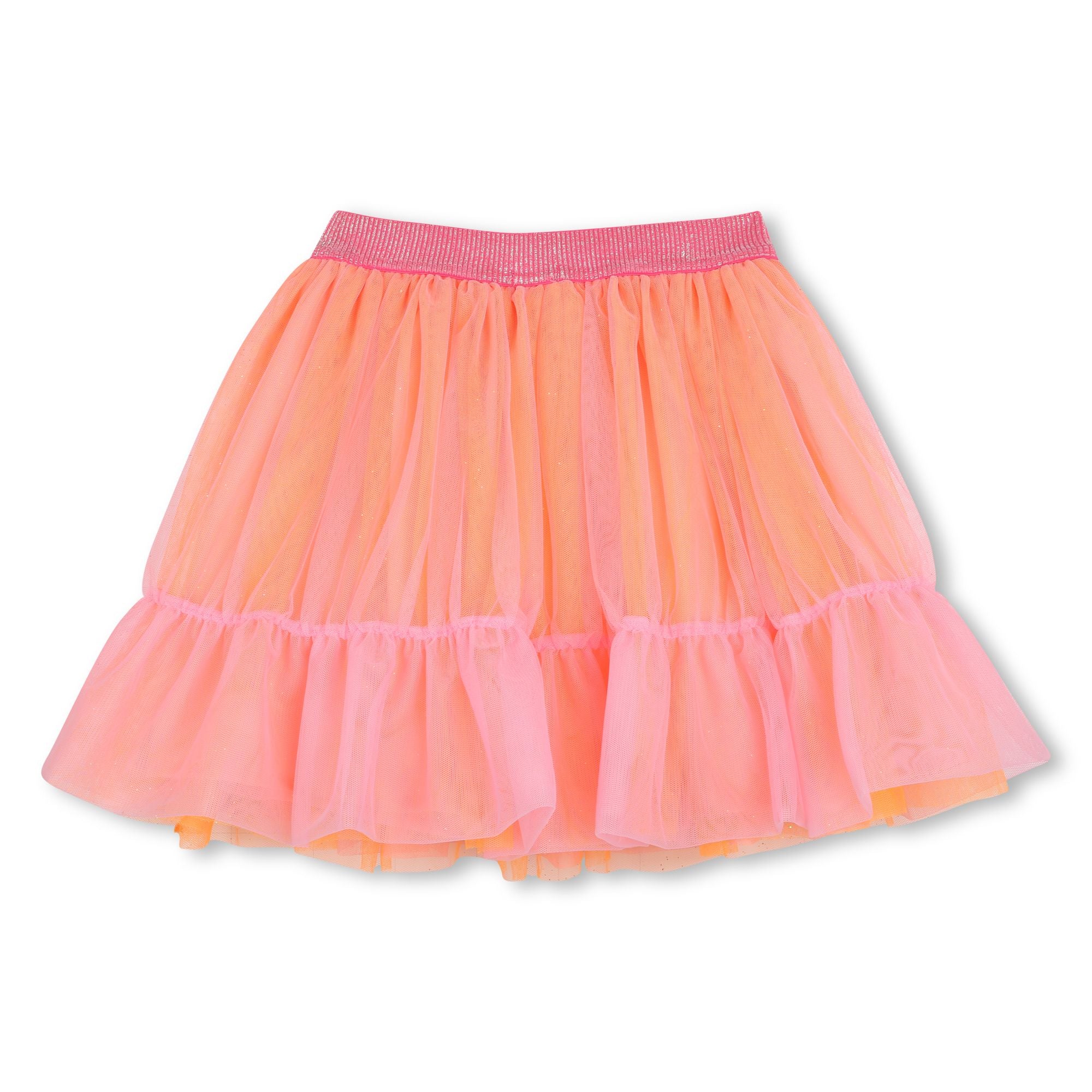 BILLIEBLUSH Girls Coral Tulle Skirt