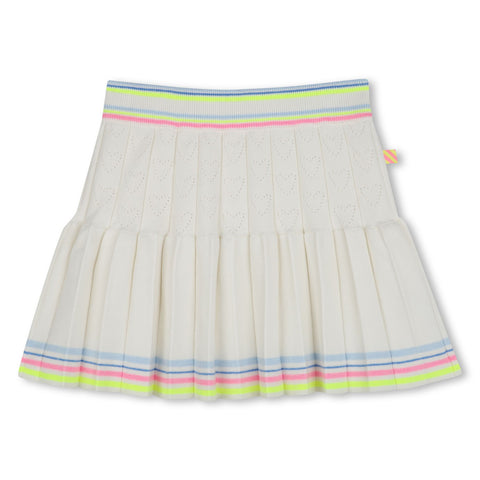 Billieblush Girls Ivory Pleated Skirt