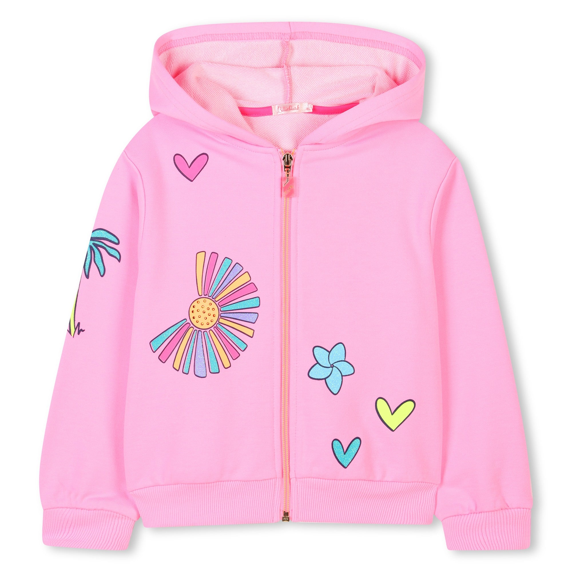 Billieblush Girls Pink Hooded Cardigan