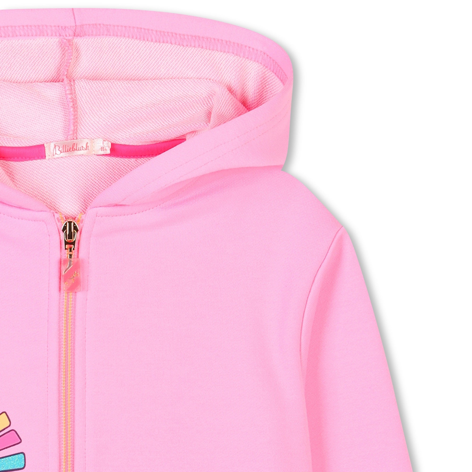 Billieblush Girls Pink Hooded Cardigan