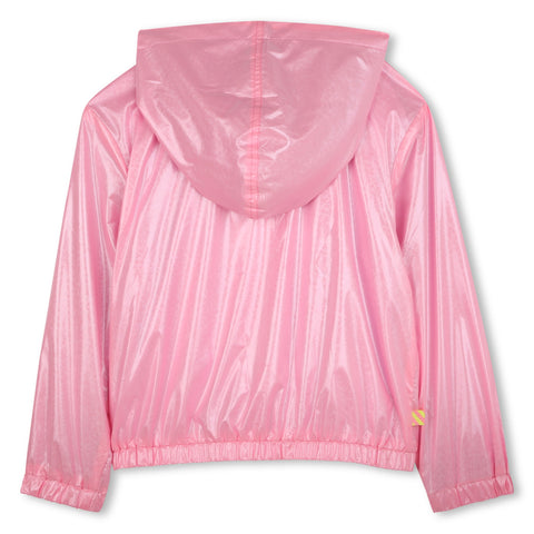 Billieblush Girls Pink Hooded Windbreaker