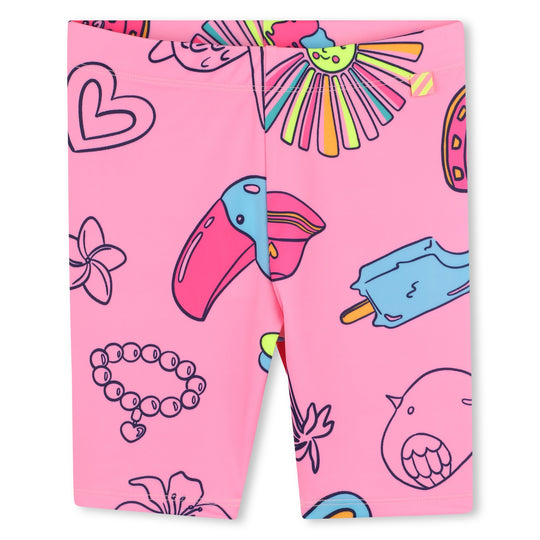 Girls Pink Cycling Shorts