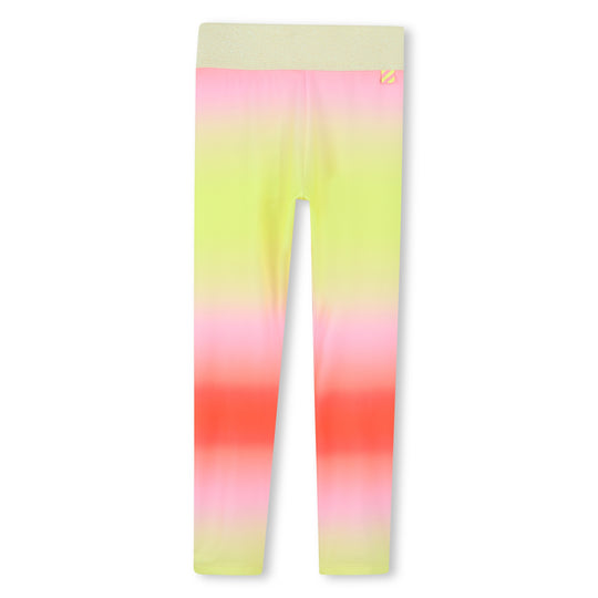 Girls Lemon Tie Dye Leggings