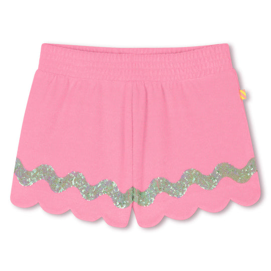 Girls Pink Towelling Short