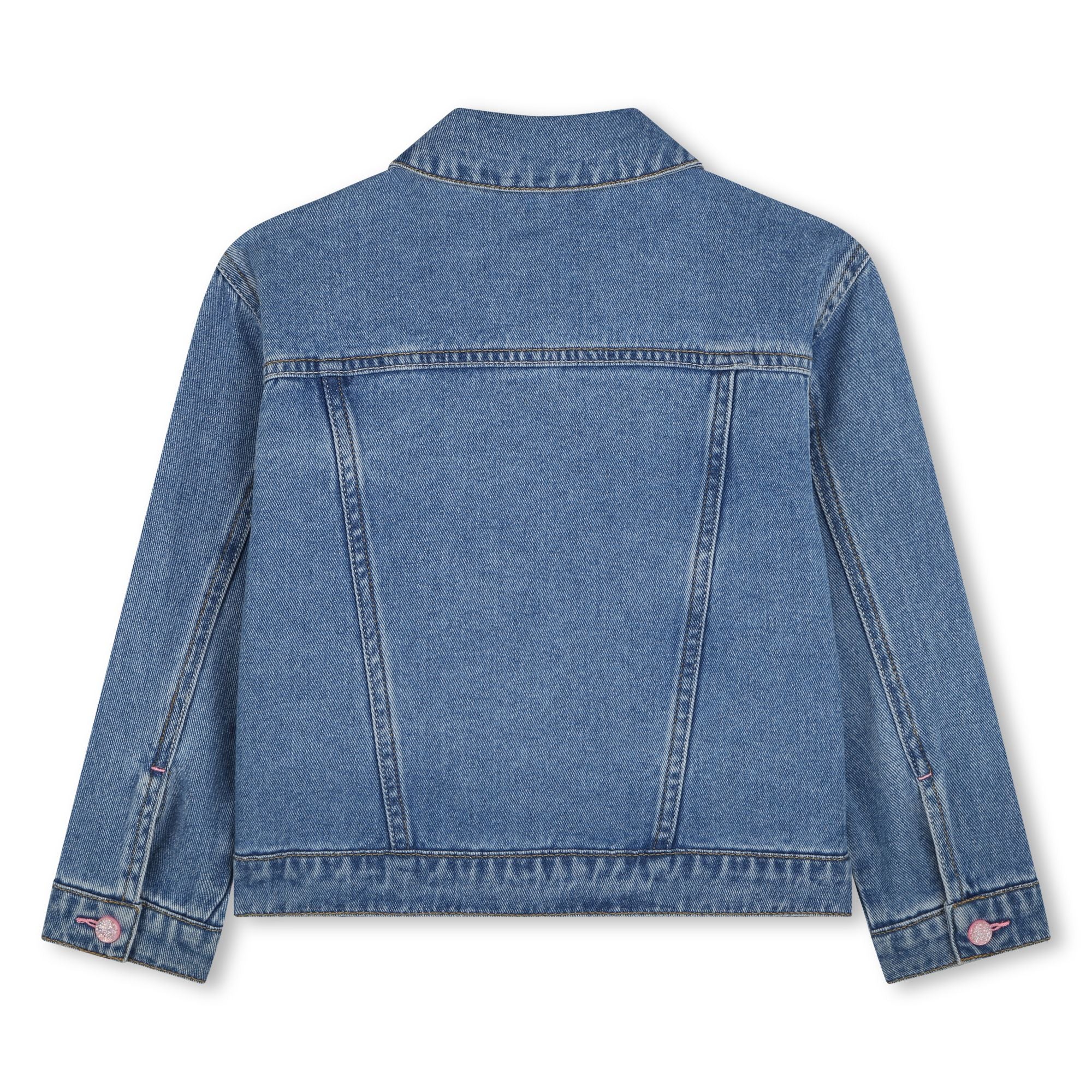 Billieblush Girls Denim Sequin Jacket