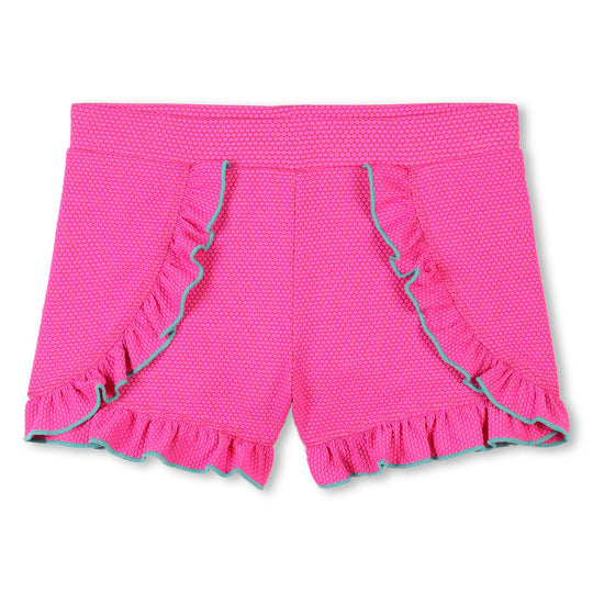 Girls Pink Pink Frill Short