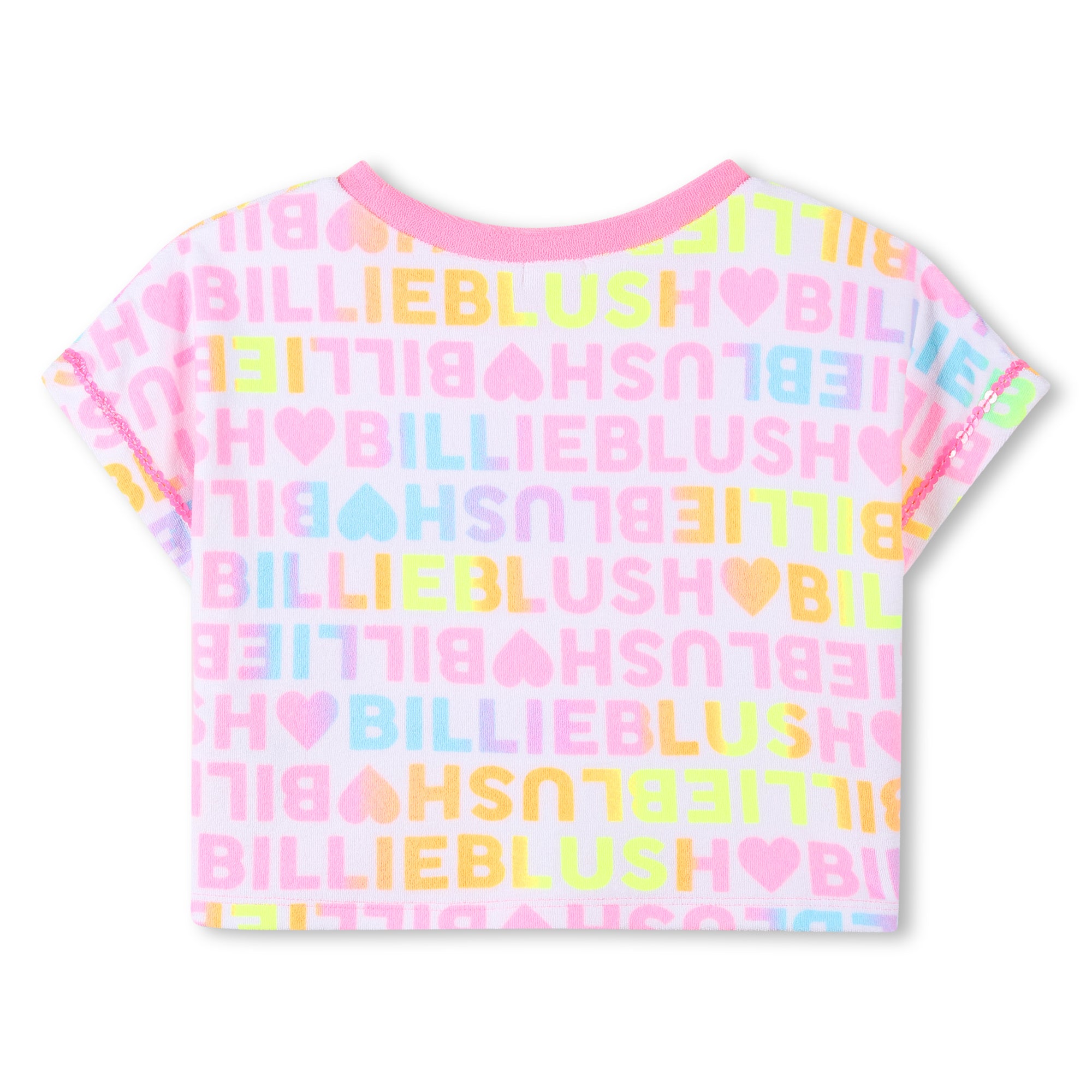 Billieblush Girls White Logo Top