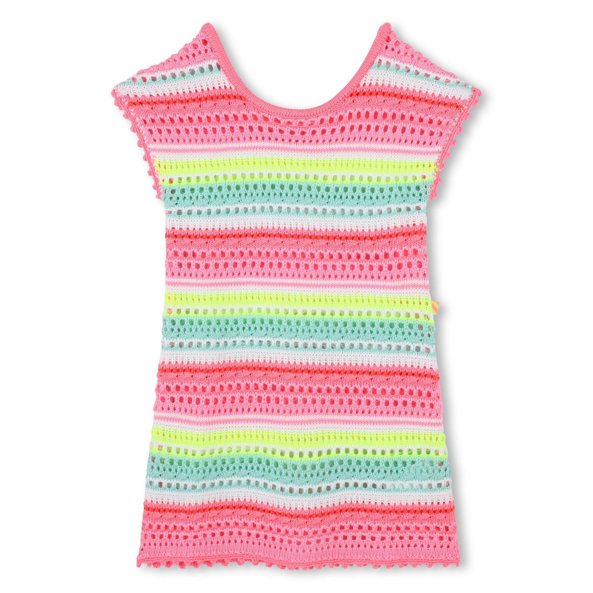 Billieblush Girls Multicoloured Crochet Dress