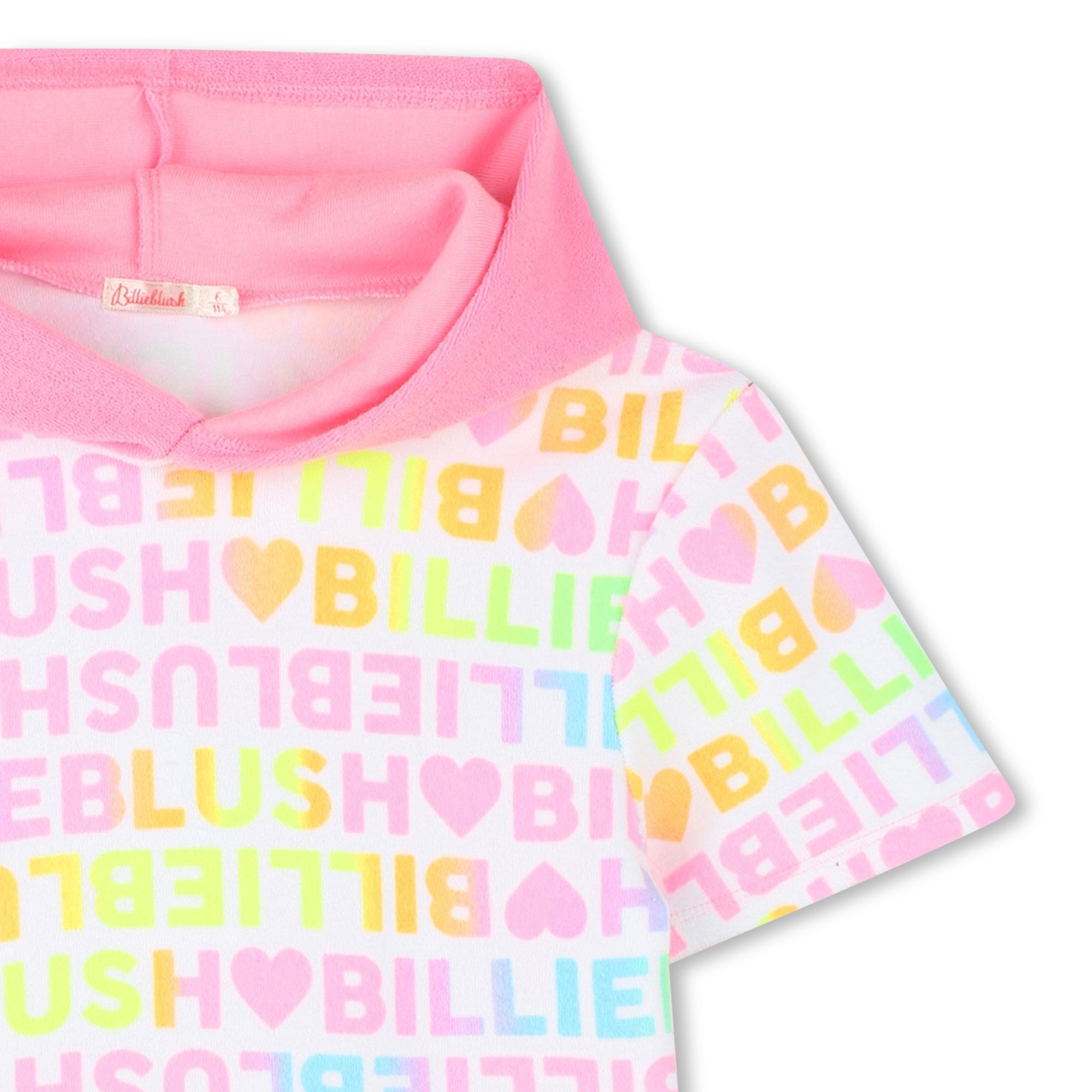 Billieblush Girls White Logo Dress