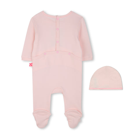 BILLIEBLUSH Baby Girls Pink Love Babygrow