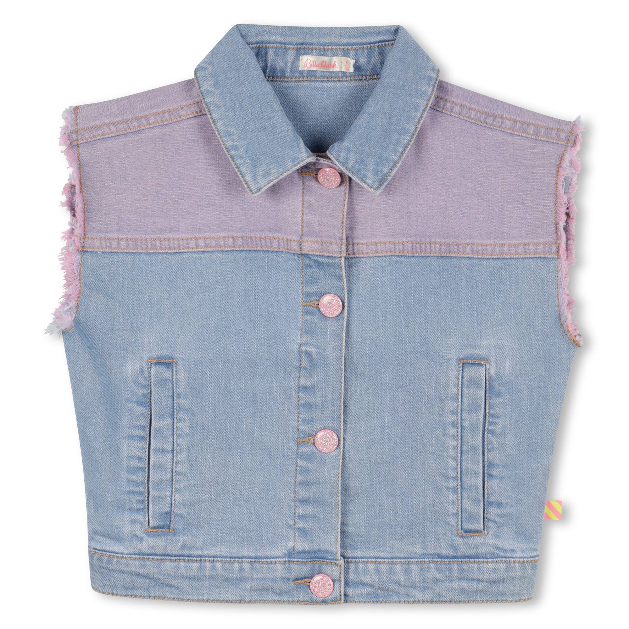 Billieblush Girls Love Denim Waist Coat