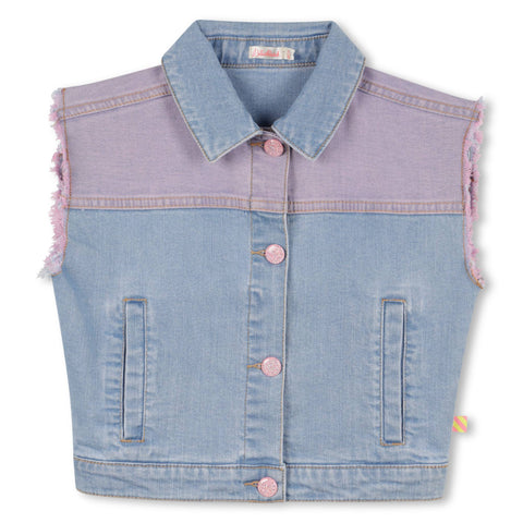 Billieblush Girls Love Denim Waist Coat