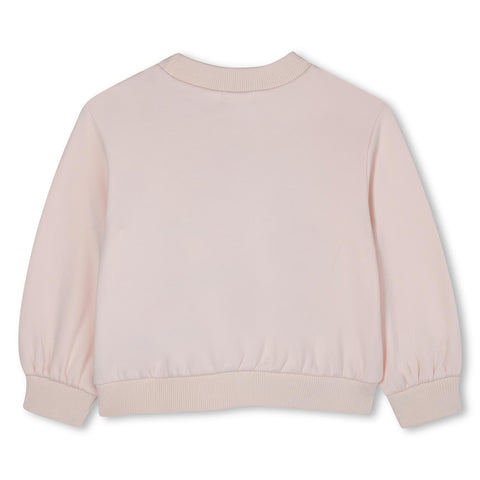 BILLIEBLUSH Girls Pink Sweatshirt