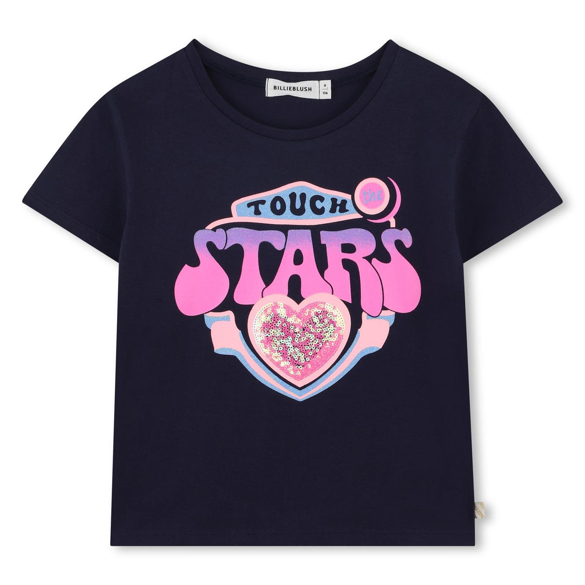 BILLIEBLUSH Girls Navy T-Shirt