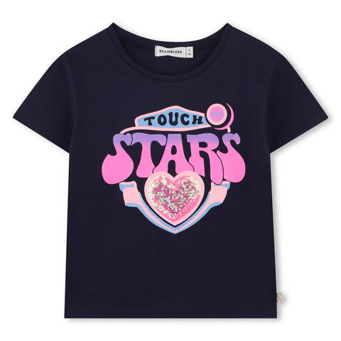 BILLIEBLUSH Girls Navy T-Shirt
