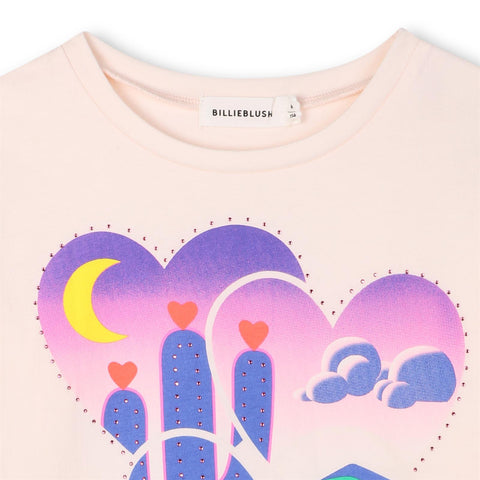 BILLIEBLUSH Girls Pink T-Shirt