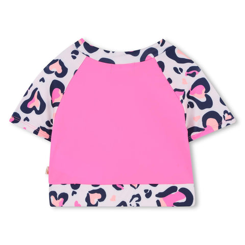 BILLIEBLUSH Girls Pink Heart Crop Top