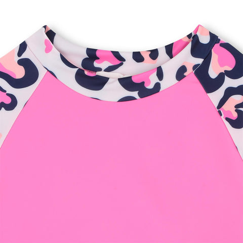 BILLIEBLUSH Girls Pink Heart Crop Top