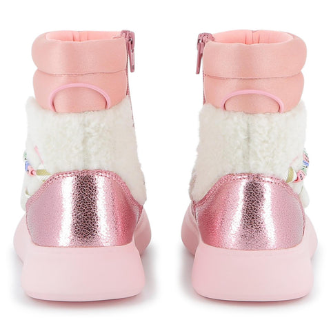 BILLIEBLUSH Girls Pink Ankle Boots