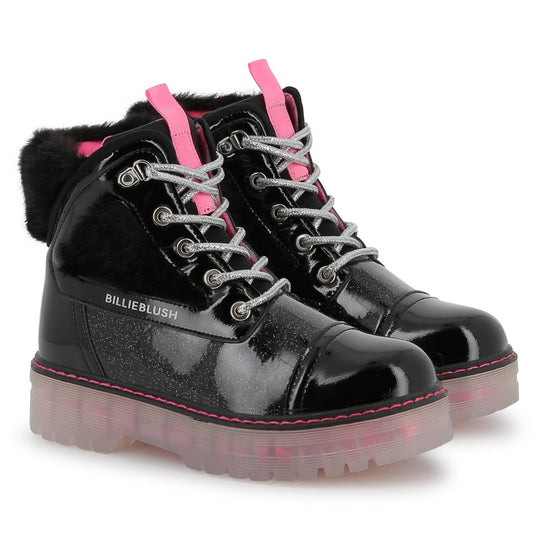 Girls Black Ankle Boots