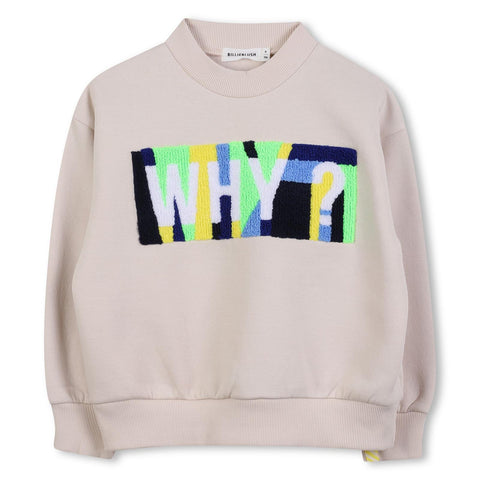 BILLIEBLUSH Boys Beige Sweatshirt