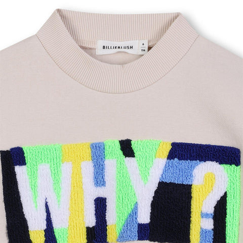 BILLIEBLUSH Boys Beige Sweatshirt