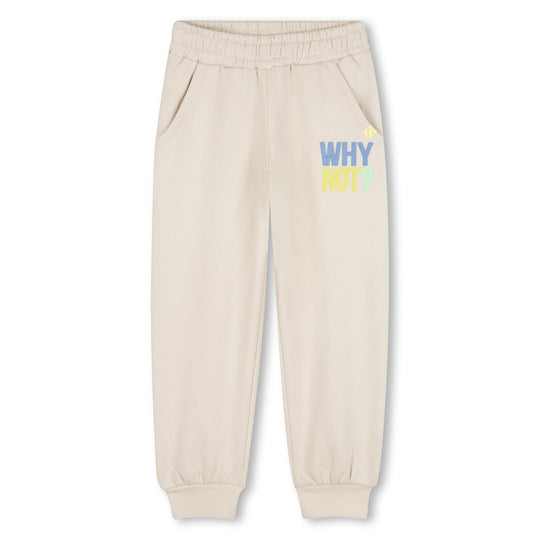 Boys Beige Jogging Bottoms