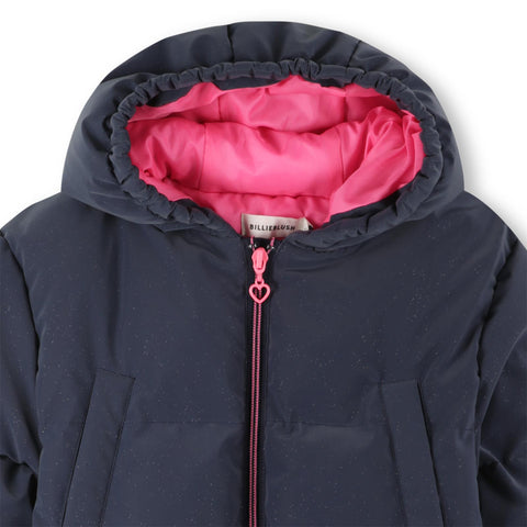 BILLIEBLUSH Girls Blue Navy Puffer Jacket
