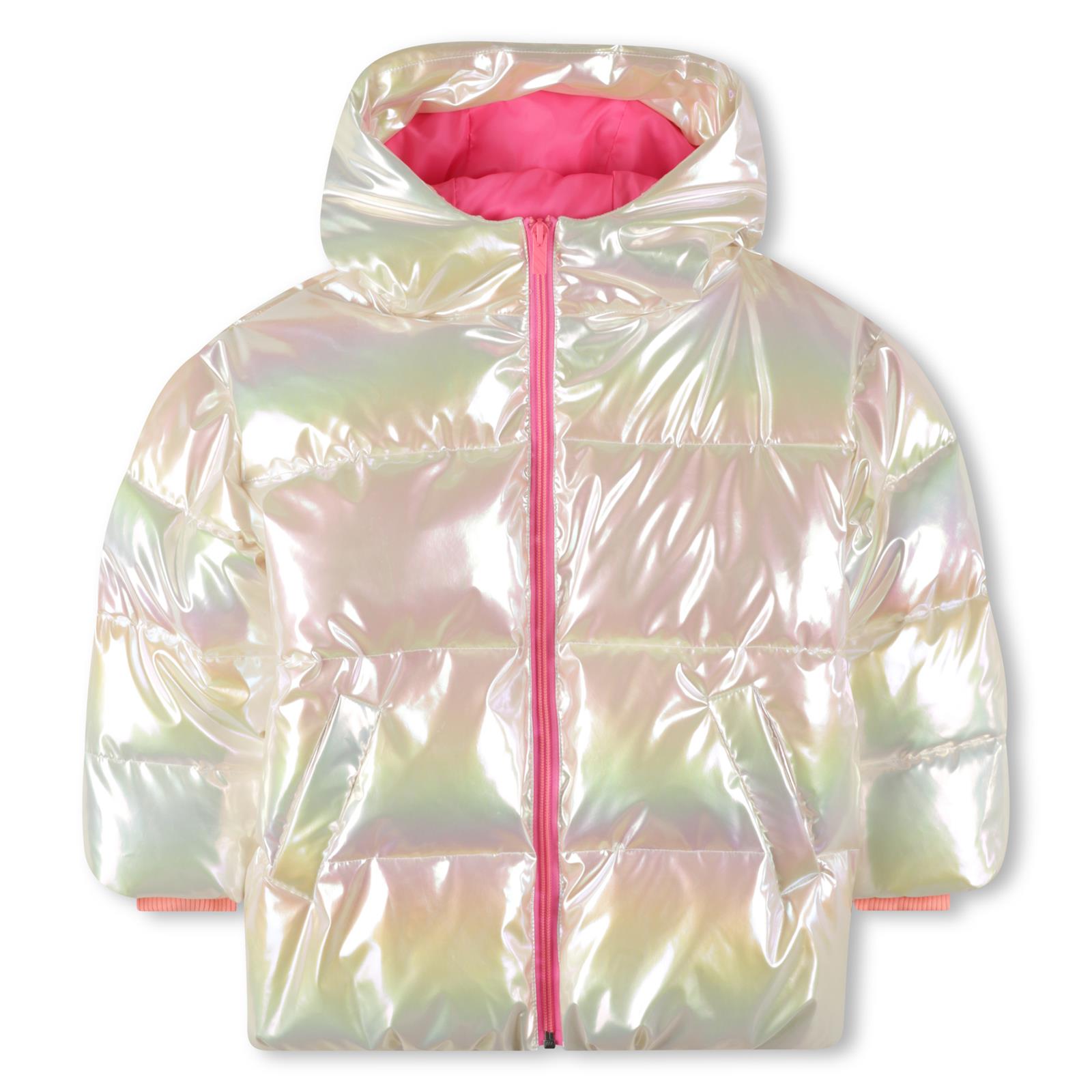 BILLIEBLUSH Girls Iridescent Puffer Jacket