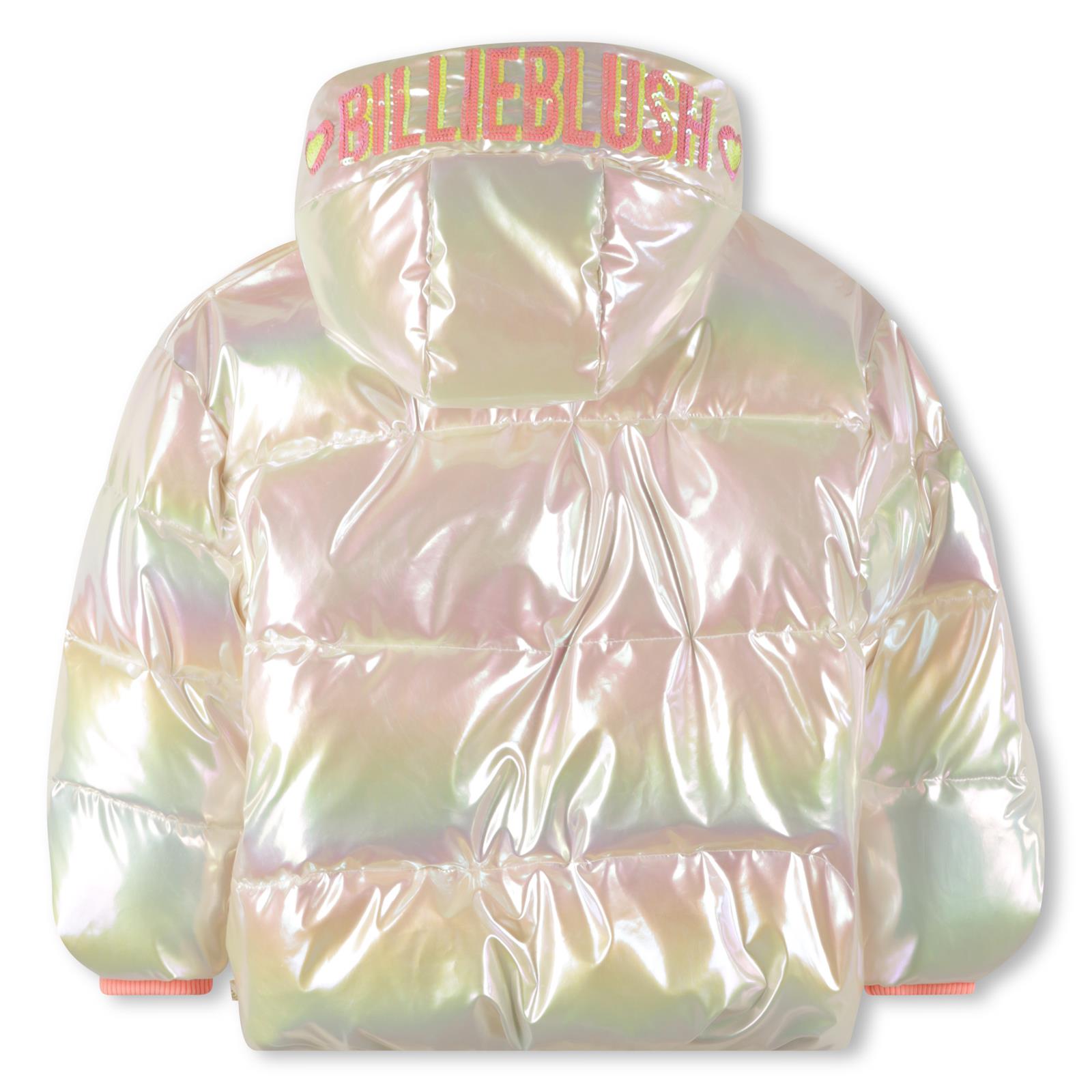 BILLIEBLUSH Girls Iridescent Puffer Jacket
