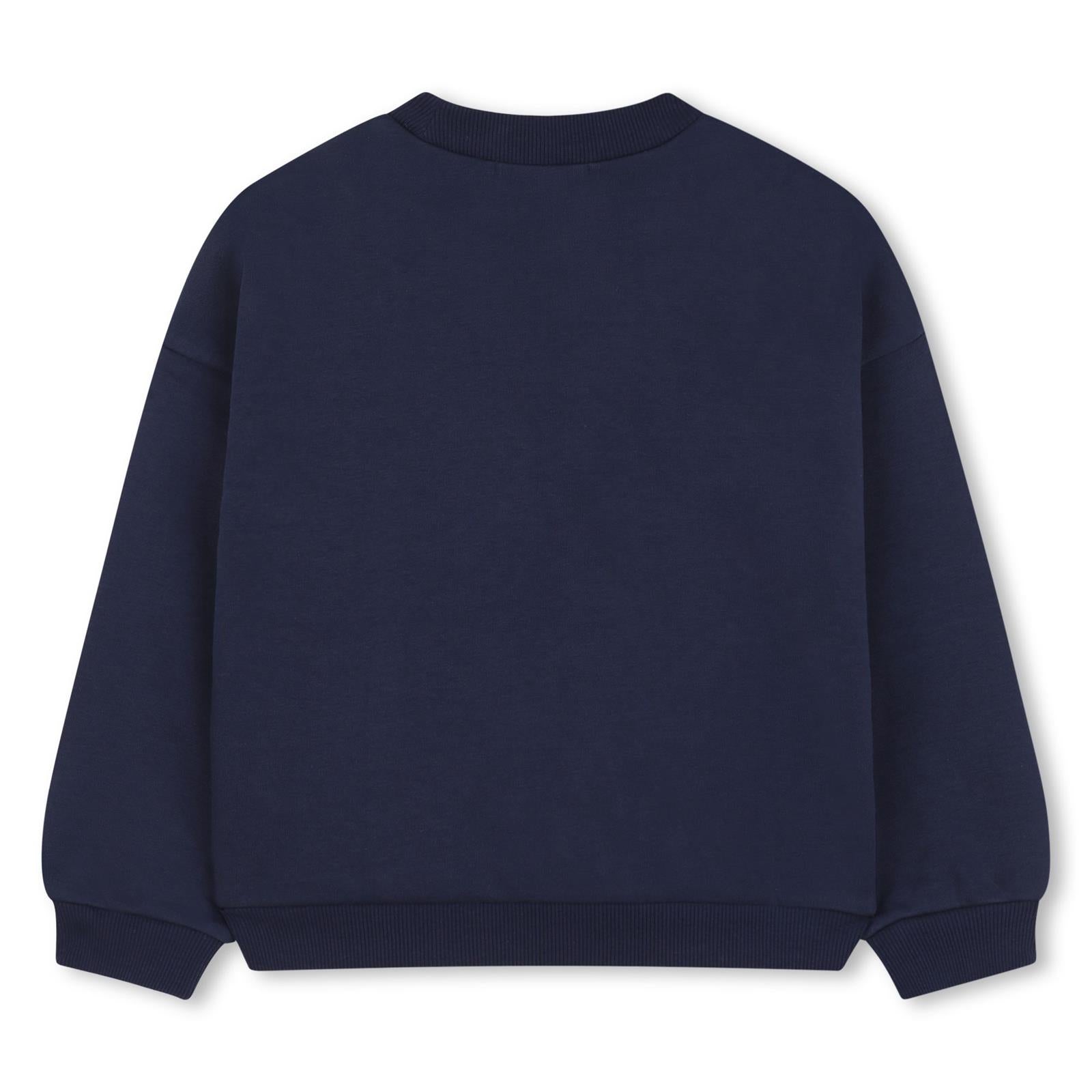 BILLIEBLUSH Girls Navy Star Sweatshirt