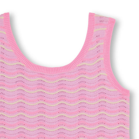 Billieblush Girls Pink Knit Dress