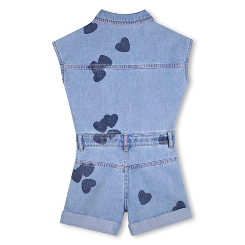Billieblush Girls Denim Playsuit