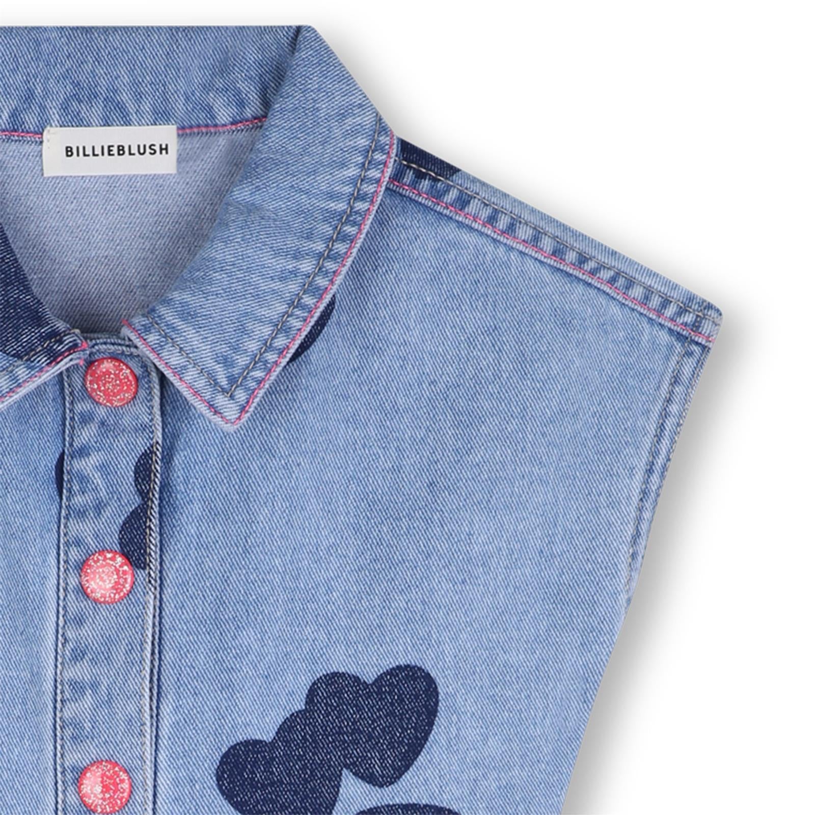 Billieblush Girls Denim Playsuit