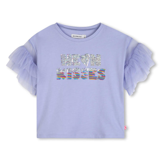 Girls Lilac Tulle T-Shirt