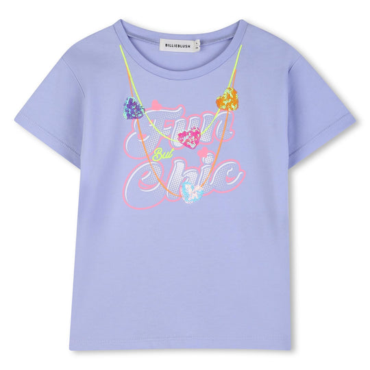 Girls Lilac Necklace T-Shirt