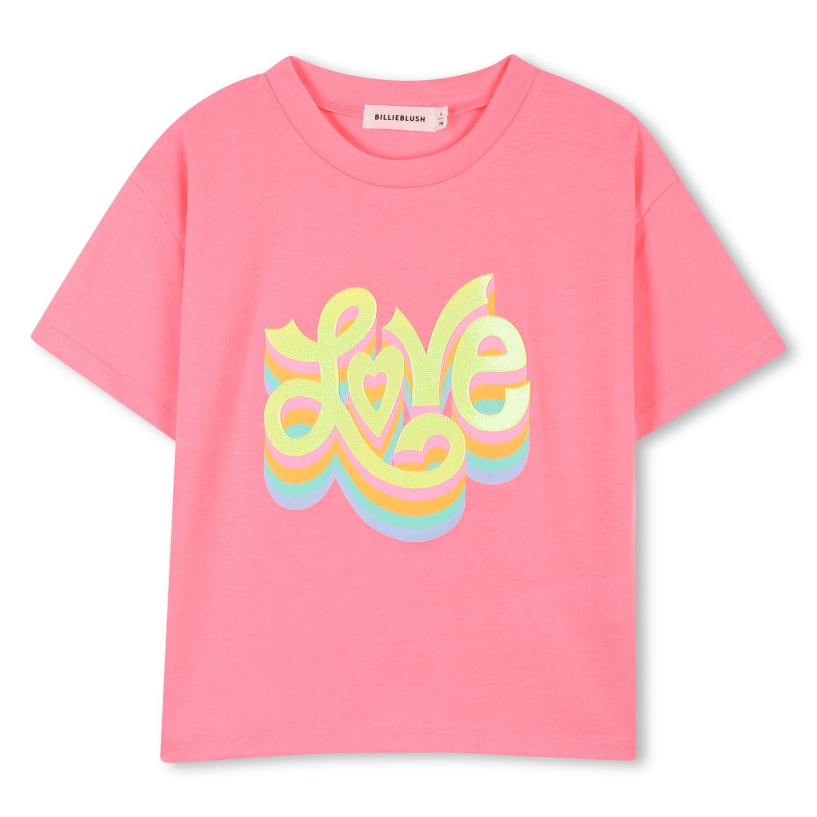 Billieblush Girls Pink Love T-Shirt